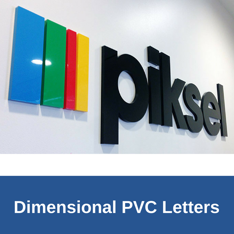 3D PVC Letters